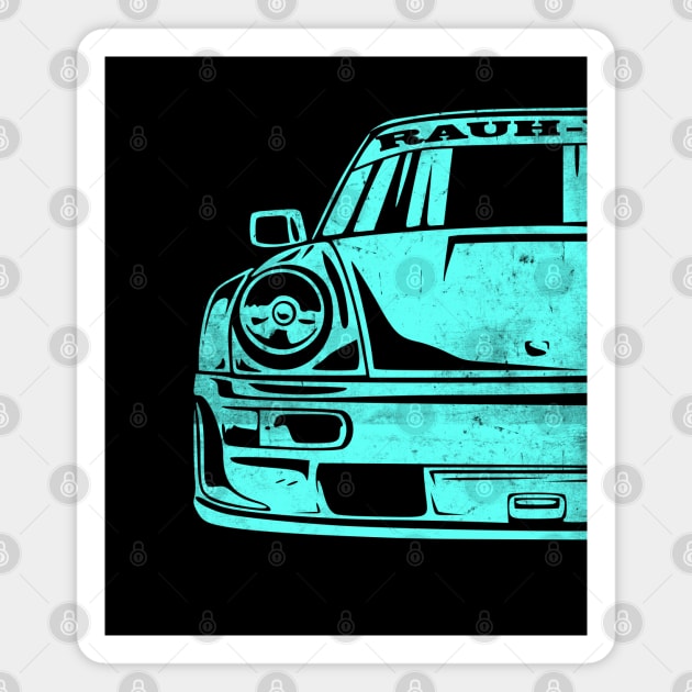 Classic 911 964 RWB JDM Race Car Magnet by Automotive Apparel & Accessoires